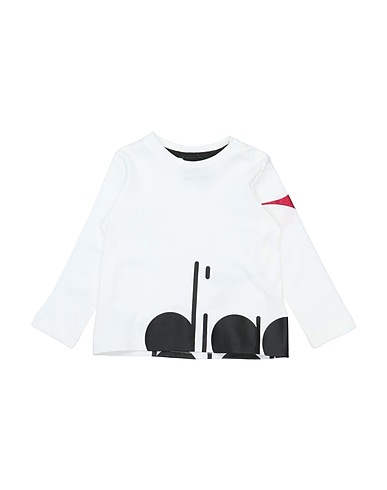 DIADORA T-shirt Bianco 100% Cotone