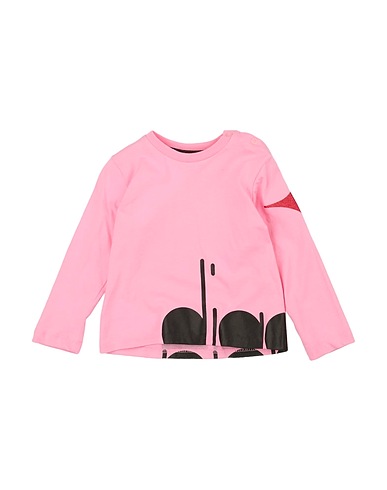 DIADORA T-shirt Rosa 100% Cotone