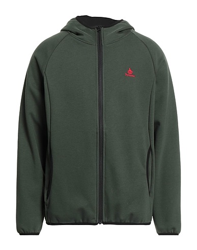 DYNAMO Hooded sweatshirt Dark green 100% Cotton, Polyester
