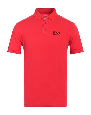 EA7 Polo Corallo 95% Cotone, 5% Elastan