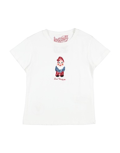 LOVE THERAPY T-shirt Bianco 100% Cotone