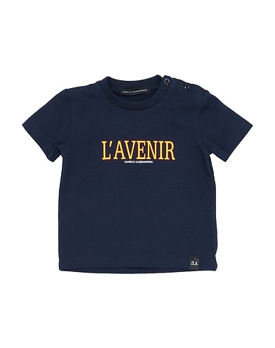 DANIELE ALESSANDRINI T-shirt Midnight blue 90% Cotton, 10% Elastane