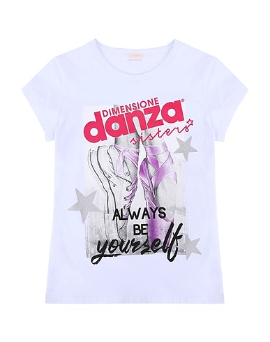 DIMENSIONE DANZA T-Shirt BIELASTIC T-SHIRT INFANT GIRL
 Weiß 90% Baumwolle, 10% Lycra®