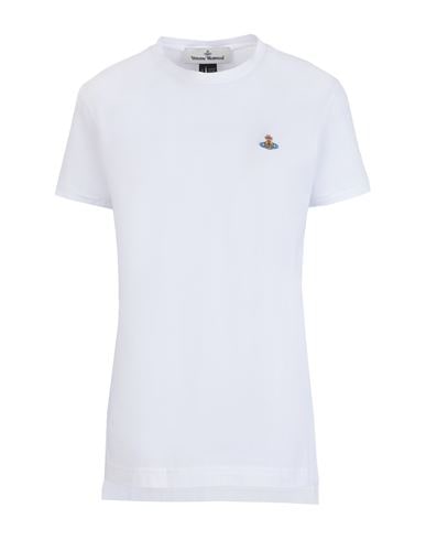Vivienne Westwood Orb-embroidered Organic Cotton T-shirt In White