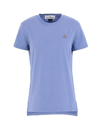 Vivienne Westwood Logo-embroidered Organic Cotton T-shirt In Purple