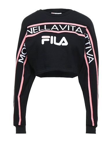 FILA Sweatshirt Black 80% Cotton, 20% Polyester