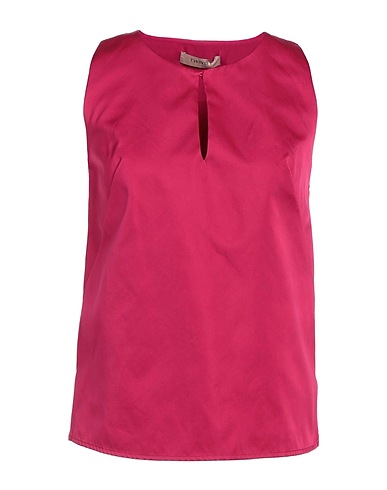 TWINSET Top Porpora 100% Poliestere, Acetato, Seta, Madreperla