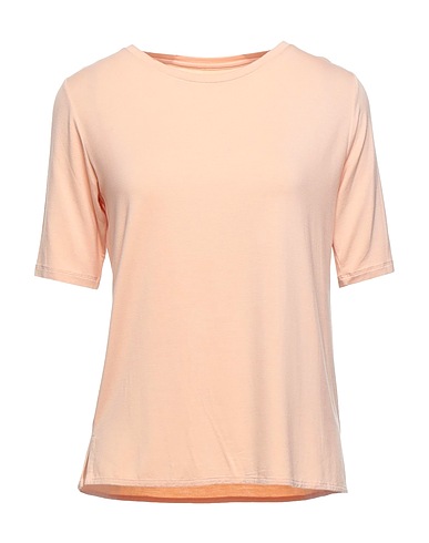 MAJESTIC FILATURES Basic T-Shirt Blush 94% Viscose, 6% Elastane