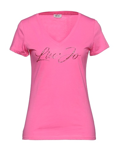 LIU •JO T-shirt Fucsia 100% Cotone