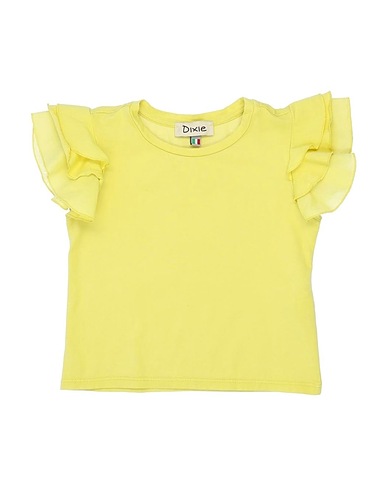 DIXIE T-shirt Yellow 100% Cotton