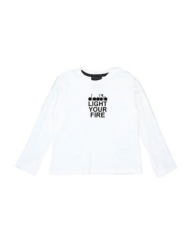 DIADORA T-shirt White 100% Cotton