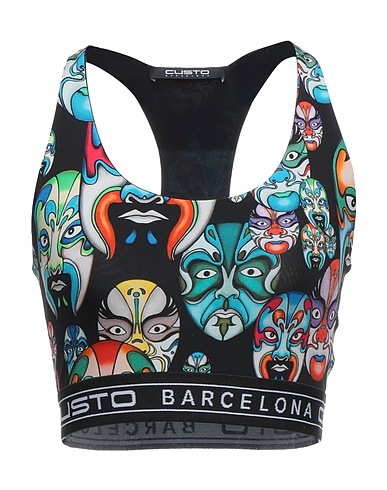 CUSTO BARCELONA Top Black 88% Polyamide, 12% Elastane