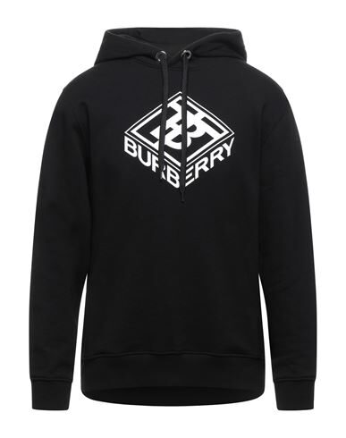 Burberry Graphic Logo Hoodie In Black