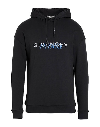 GIVENCHY Hooded track jacket  Black 100% Cotton