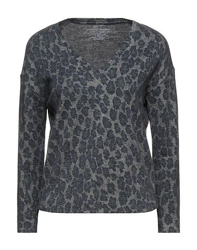 MAJESTIC FILATURES T-shirt Grey 70% Cotton, 15% Cashmere, 15% Silk