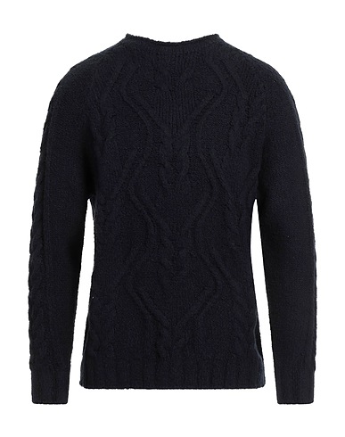 BRIAN DALES Jumper Midnight blue 80% Cotton, 16% Polyamide, 4% Elastane