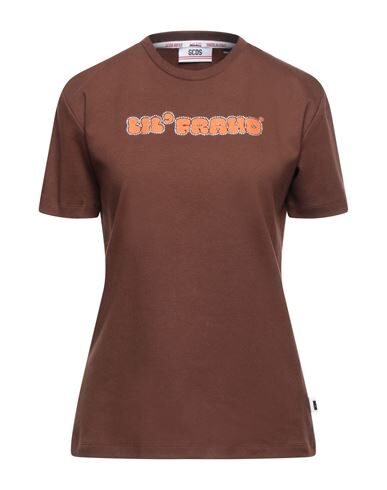 Gcds T-shirts In Brown