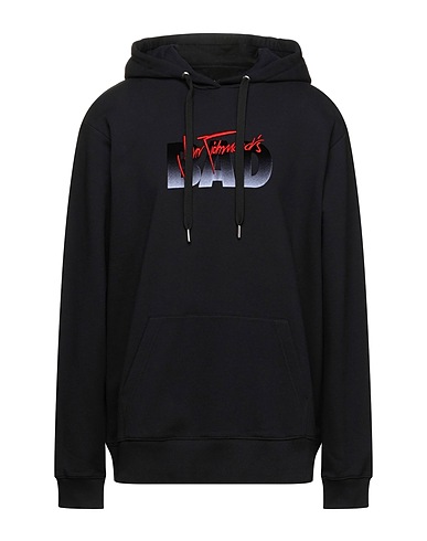JOHN RICHMOND Hoodie Schwarz 100% Baumwolle