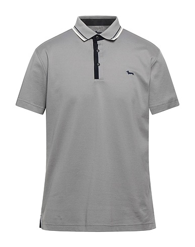 HARMONT & BLAINE Polo shirt Grey 100% Cotton
