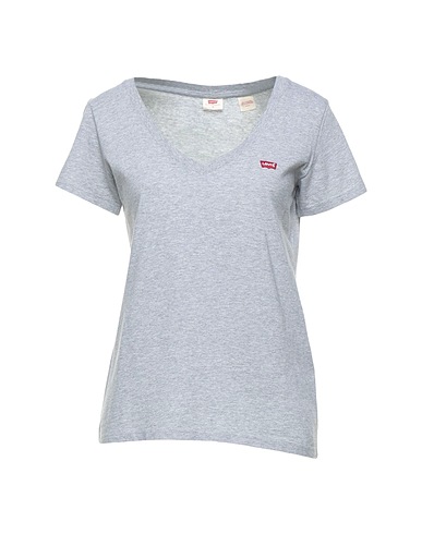 LEVI'S T-shirt PERFECT V-NECK TEE
 Grigio 100% Cotone