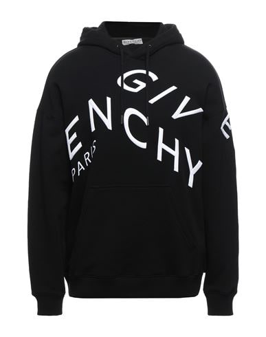 Givenchy Refracted Logo Embroidered Hoodie In Black
