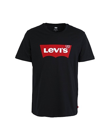 LEVI'S T-Shirt GRAPHIC SET IN NECK TEE
 Schwarz 100% Baumwolle