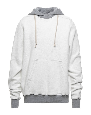 DRKSHDW by RICK OWENS Hooded track jacket  Ivory 100% Cotton