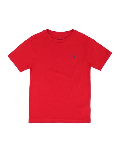 POLO RALPH LAUREN T-Shirt Cotton Jersey Crewneck Tee
 Rot 100% Baumwolle