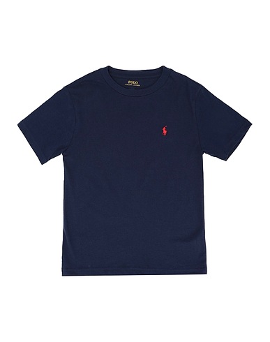 POLO RALPH LAUREN T-shirt Cotton Jersey Crewneck Tee
 Midnight blue 100% Cotton