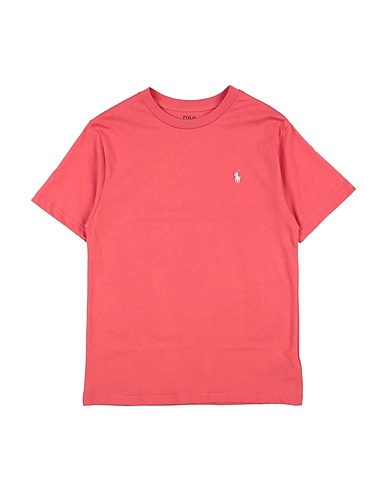 POLO RALPH LAUREN T-shirt Cotton Jersey Crewneck Tee
 Coral 100% Cotton