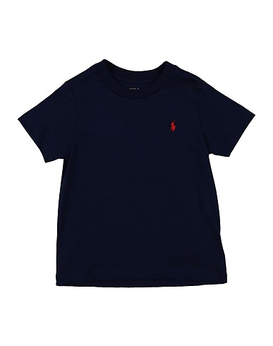 POLO RALPH LAUREN T-shirt Cotton Jersey Crewneck Tee
 Midnight blue 100% Cotton