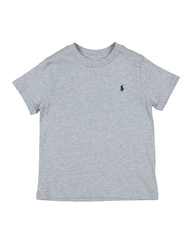 POLO RALPH LAUREN T-shirt Cotton Jersey Crewneck Tee
 Light grey 100% Cotton