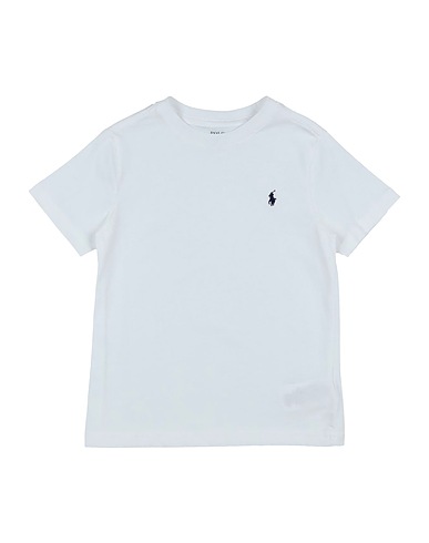 POLO RALPH LAUREN T-shirt Cotton Jersey Crewneck Tee
 White 100% Cotton