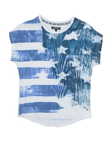 TOMMY HILFIGER T-shirt Pastel blue 100% Cotton