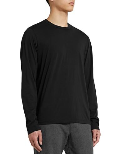 Shop James Perse Man T-shirt Black Size 4 Cotton