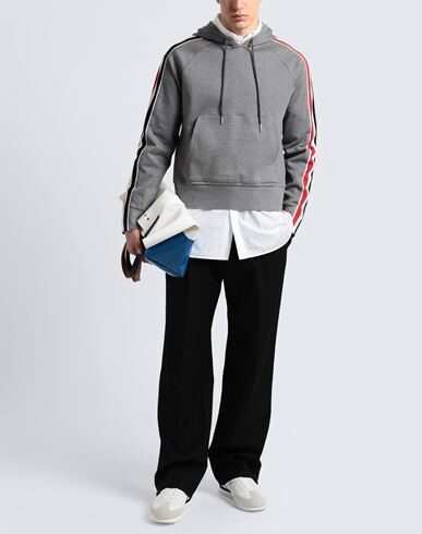 Shop Thom Browne Man Sweatshirt Grey Size 3 Cotton