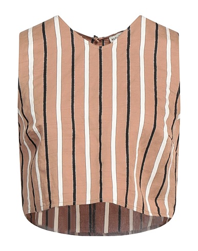 RUE•8ISQUIT Top Khaki 87% Viscose, 12% Polyester, 1% Metal