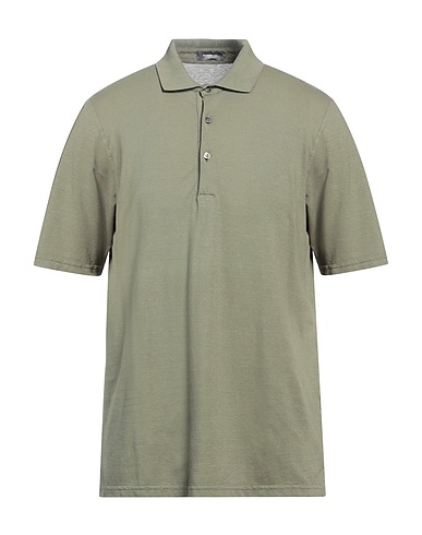ROSSOPURO Polo shirt Military green 100% Cotton