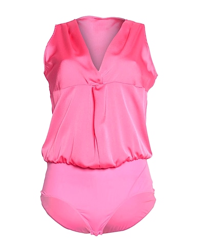 PINKO TOPWEAR Fucsia 100% Poliestere, Poliammide, Elastan