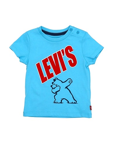 LEVI'S T-shirt Sky blue 100% Cotton