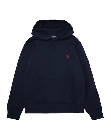 POLO RALPH LAUREN Hooded sweatshirt Cotton-Blend-Fleece Hoodie
 Midnight blue 60% Cotton, 40% Polyester