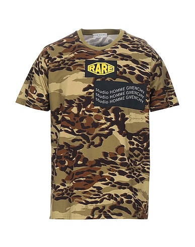 GIVENCHY T-shirt Military green 100% Cotton, Polyester