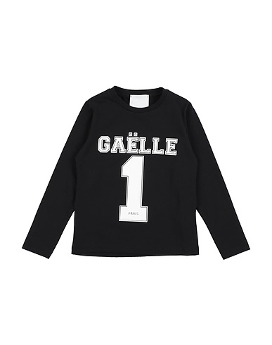 GAëLLE Paris T-Shirt Schwarz 90% Baumwolle, 10% Elastan