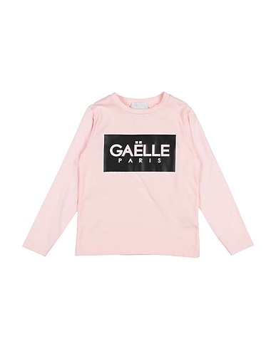 GAëLLE Paris T-shirt Pink 90% Cotton, 10% Elastane