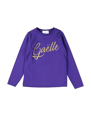 GAëLLE Paris T-shirt Viola 90% Cotone, 10% Elastan