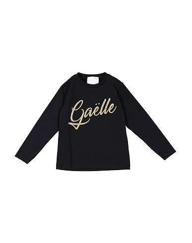 GAëLLE Paris T-shirt Nero 90% Cotone, 10% Elastan