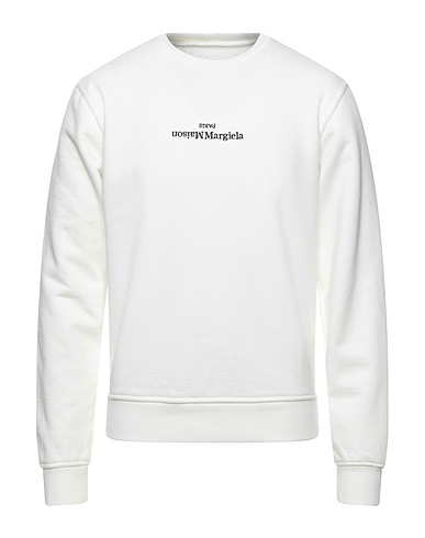 MAISON MARGIELA Sweatshirt White 100% Cotton, Elastane