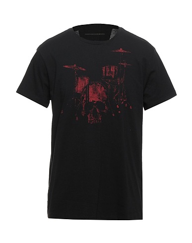 JOHN VARVATOS Футболка Чёрный 100% Хлопок