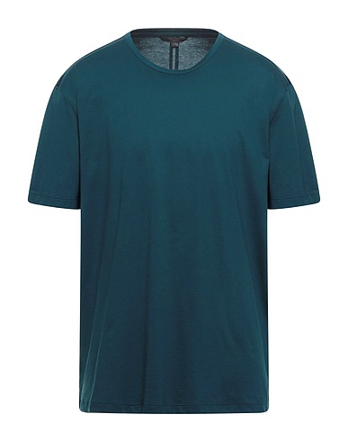 JOHN VARVATOS T-shirt Πράσινο πετρόλ 100% Βαμβάκι Pima