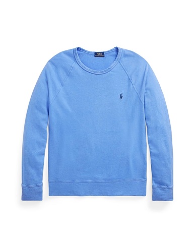POLO RALPH LAUREN Sweatshirt COTTON SPA TERRY SWEATSHIRT
 Sky blue 100% Cotton